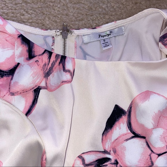 Floral Crop Top + Mini Skirt Set - Picture 3 of 4